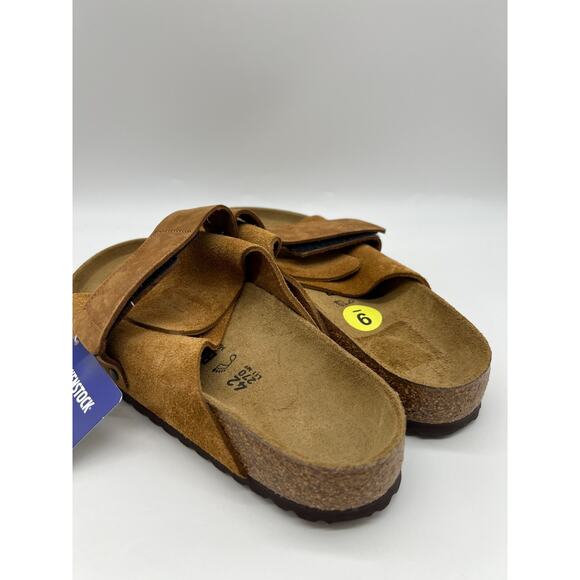 Birkenstock Kyoto Mink Nubuck Suede Leather Slides Men's Size 9 - Picture 8 of 16